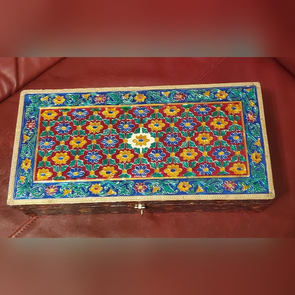 💙💛❤️💚Indian trinket box💚❤💛💙 - Picture 5 of 8